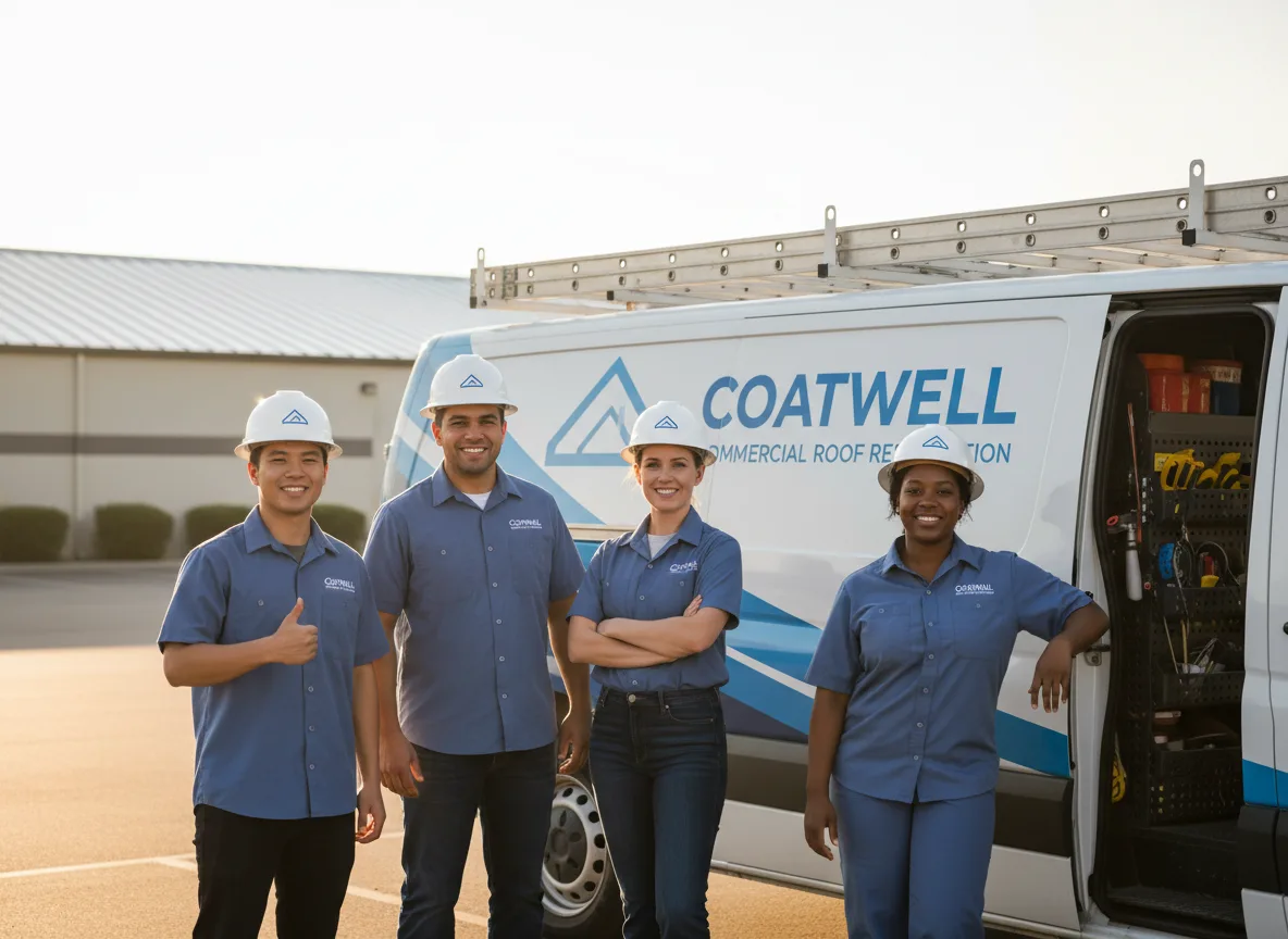 Commercial roof coating company in Westbury, NY